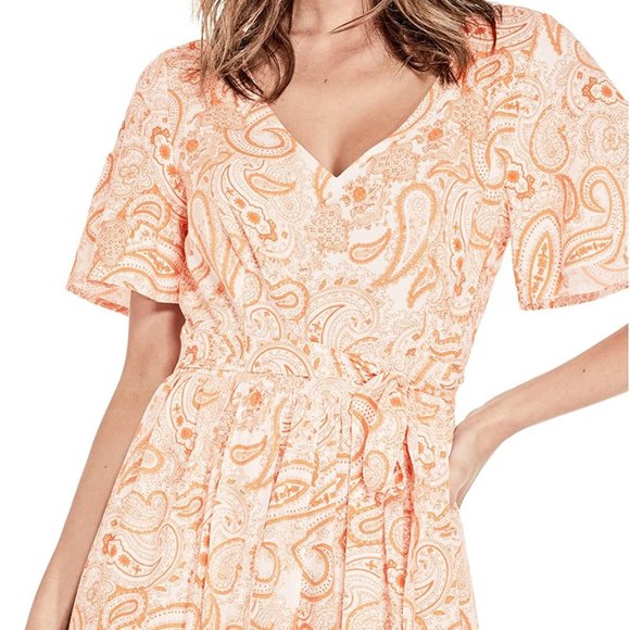 GUESS Women's Hope Paisley Maxi Romper - Picture 2 of 7